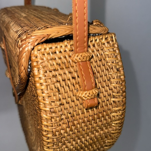 Anthropologie Rattan Bag - Picture 7 of 9